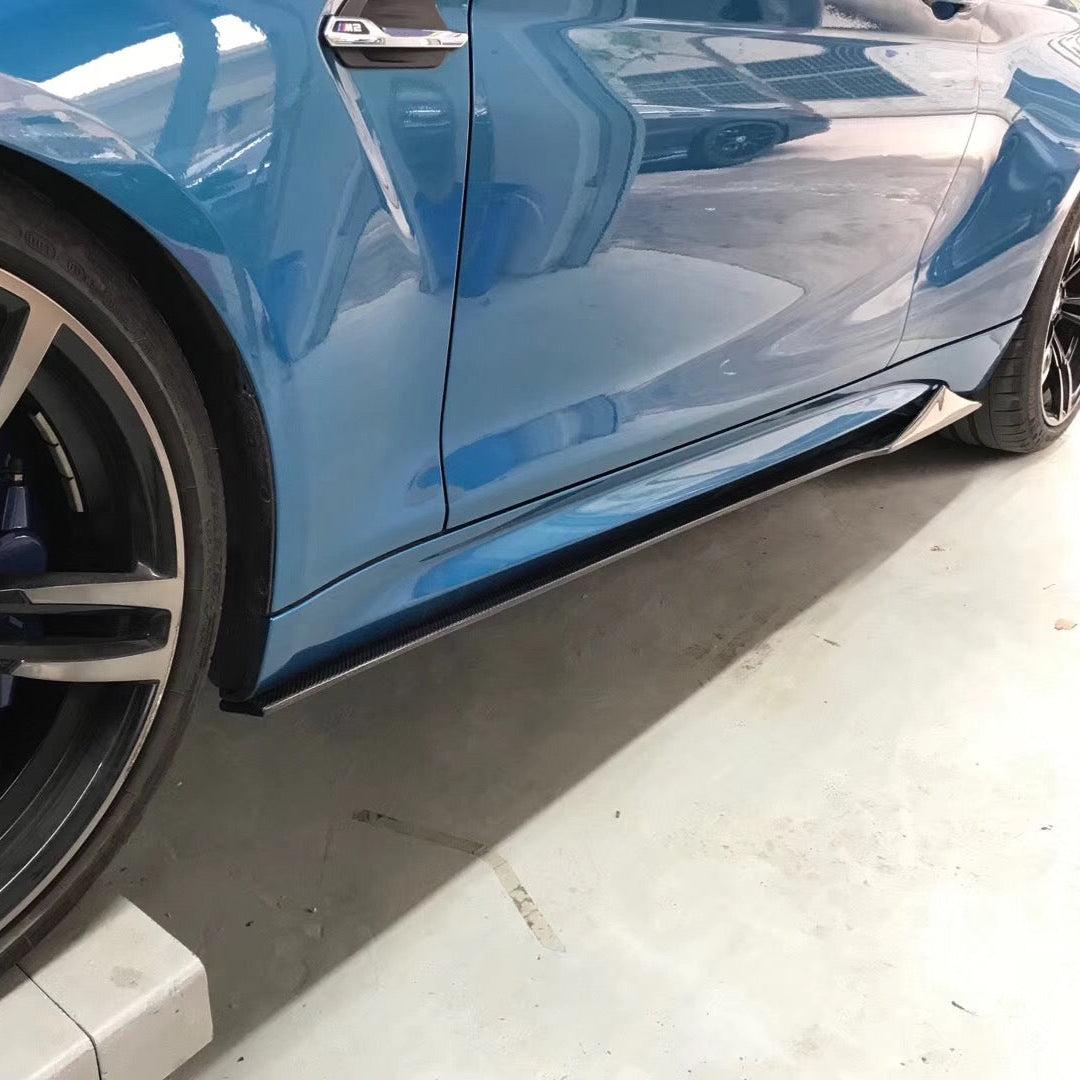 BMW M2 F87 MTC STYLE DRY CARBON FIBER SIDE SKIRTS-DARKTRACE DESIGN-DARKTRACE DESIGN