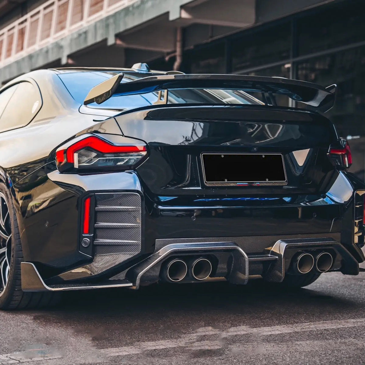 Bmw M2 G87 Ad Style Dry Carbon Fiber Rear Diffuser | Darktrace Design ...