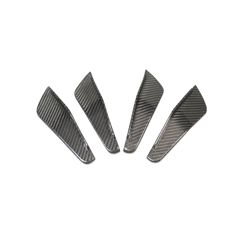 BMW M2 G87 DRY CARBON FIBER FRONT WIND KNIVES-DARKTRACE DESIGN-DARKTRACE DESIGN