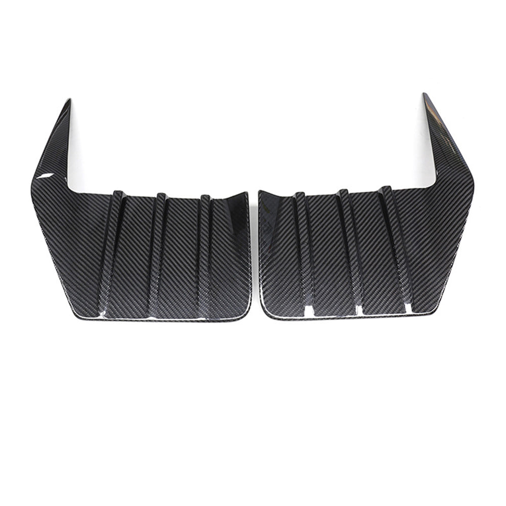 BMW M2 G87 DTD V1 STYLE DRY CARBON FIBER REAR BUMPER INSERTS-DARKTRACE DESIGN-DARKTRACE DESIGN