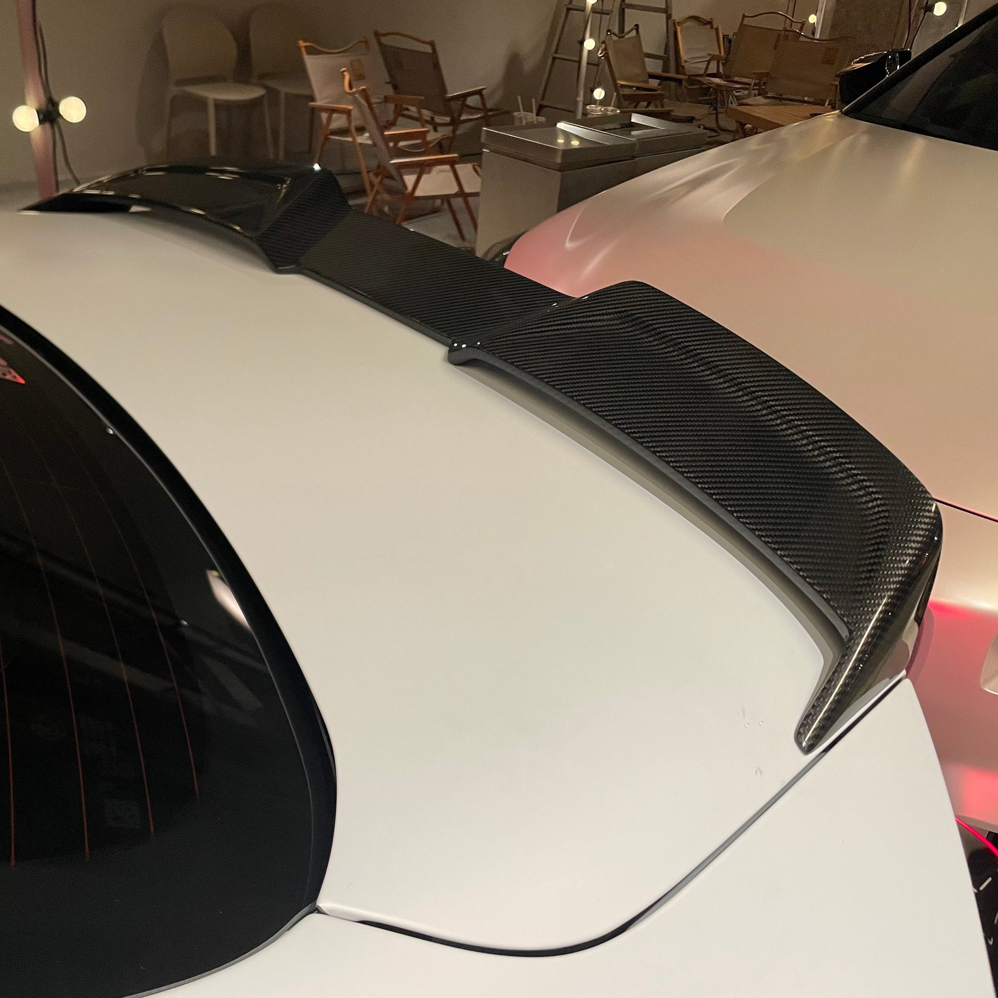 BMW M2 G87 DTD V1 STYLE DRY CARBON FIBER REAR SPOILER-DARKTRACE DESIGN-DARKTRACE DESIGN