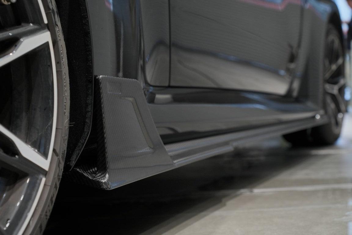 BMW M2 G87 DTD V2 DRY CARBON FIBER SIDE SKIRTS-DARKTRACE DESIGN-DARKTRACE DESIGN