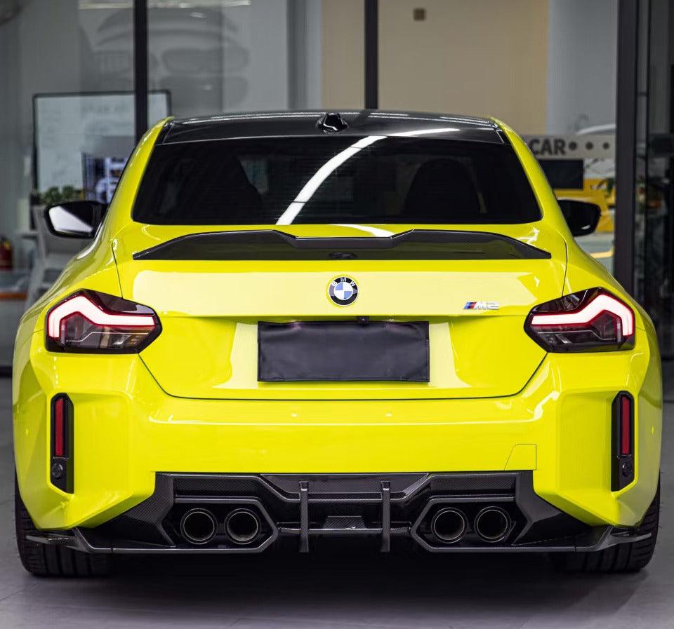 BMW M2 G87 DTD V2 STYLE DRY CARBON REAR SPOILER-DARKTRACE DESIGN-DARKTRACE DESIGN