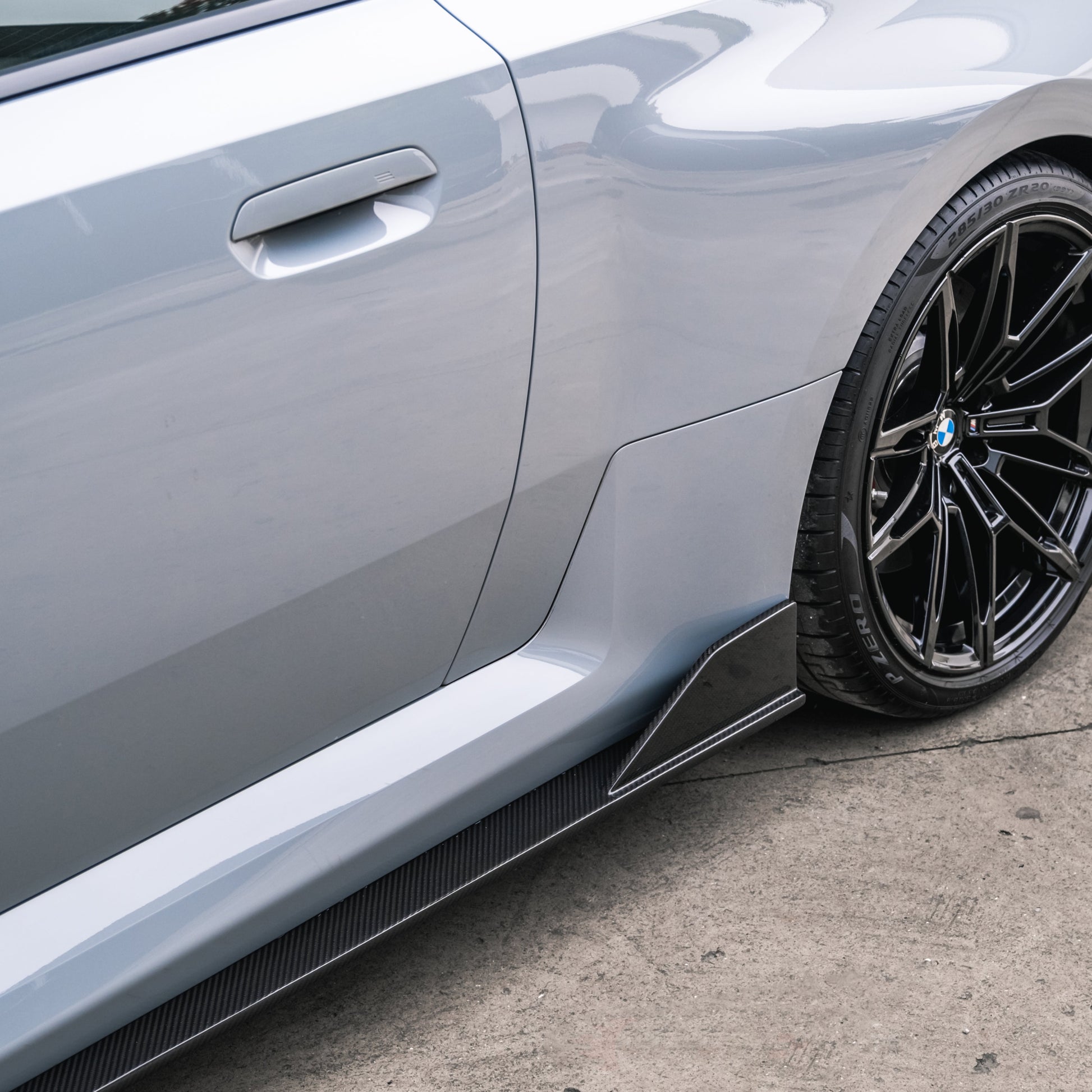 BMW M2 G87 DTD V3 DRY CARBON FIBER SIDE SKIRTS-DARKTRACE DESIGN-DARKTRACE DESIGN