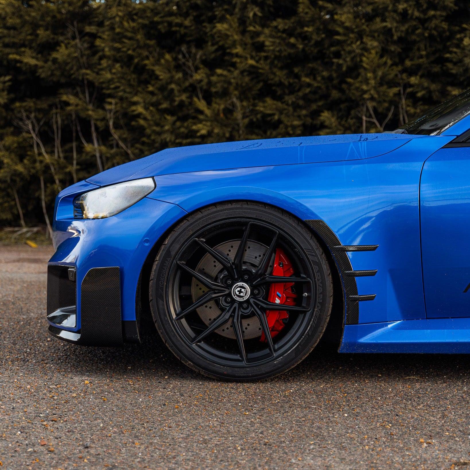 BMW M2 G87 MP STYLE DRY CARBON FIBER FRONT FENDER TRIMS-DARKTRACE DESIGN-DARKTRACE DESIGN