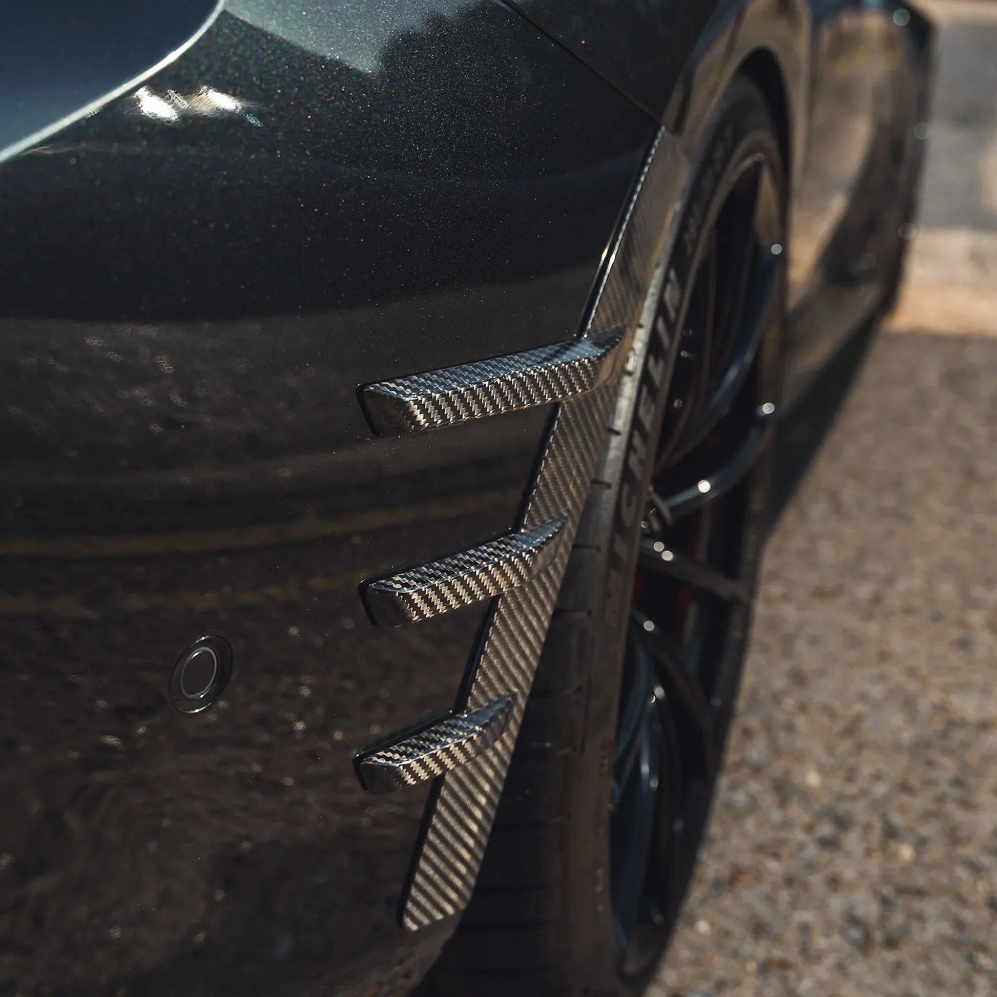 BMW M2 G87 MP STYLE DRY CARBON FIBER REAR FENDER TRIMS-DARKTRACE DESIGN-DARKTRACE DESIGN