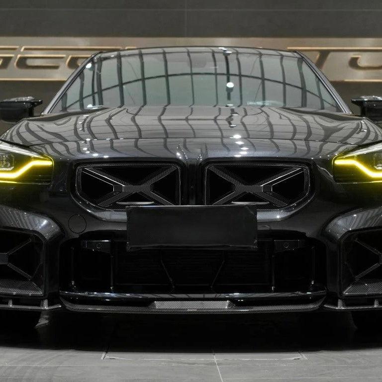 BMW M2 G87 X STYLE DRY CARBON FIBER FRONT GRILL-DARKTRACE DESIGN-DARKTRACE DESIGN