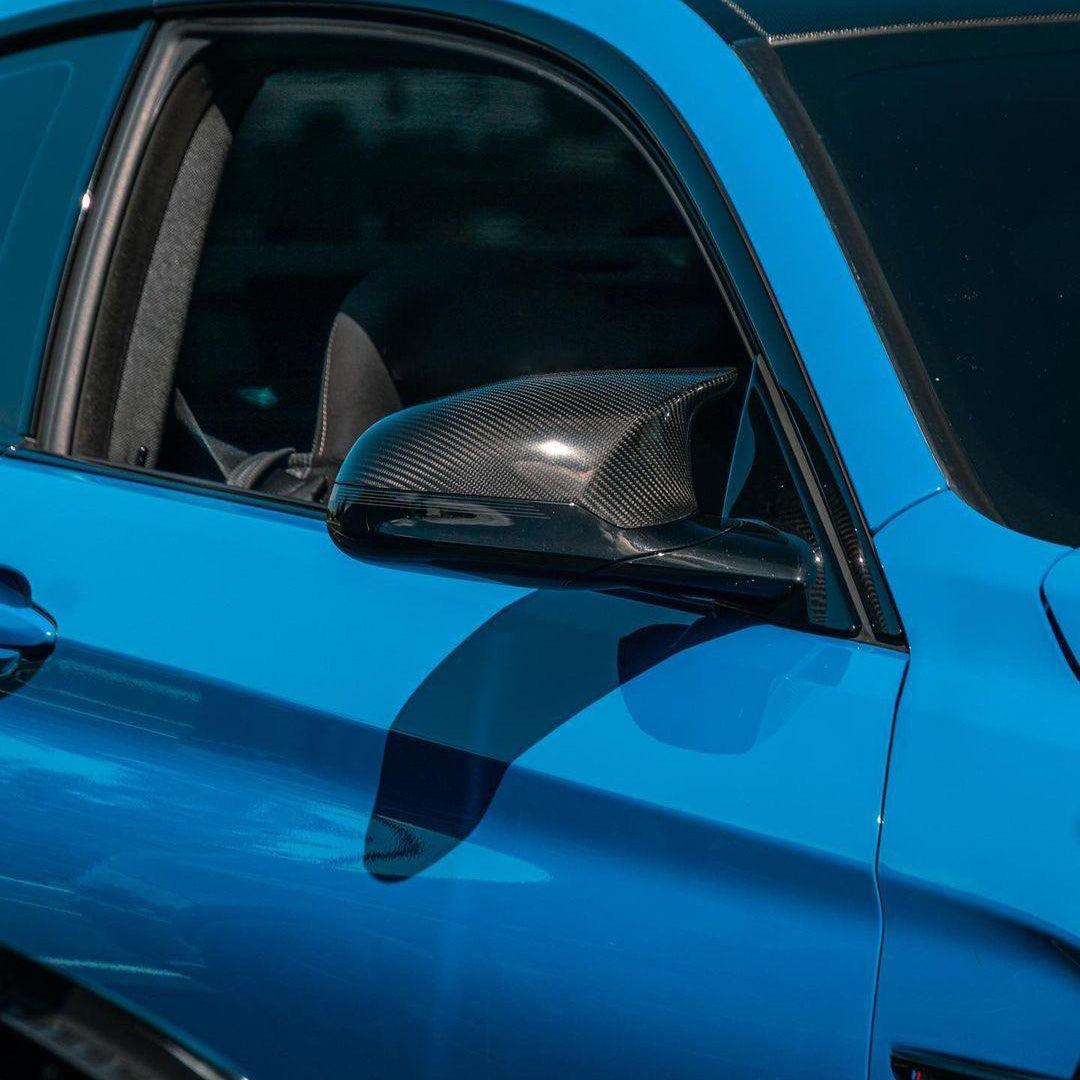 BMW M2/M3/M4 F80/F82/F83/F87 DRY CARBON FIBER MIRROR CAPS-DARKTRACE DESIGN-DARKTRACE DESIGN
