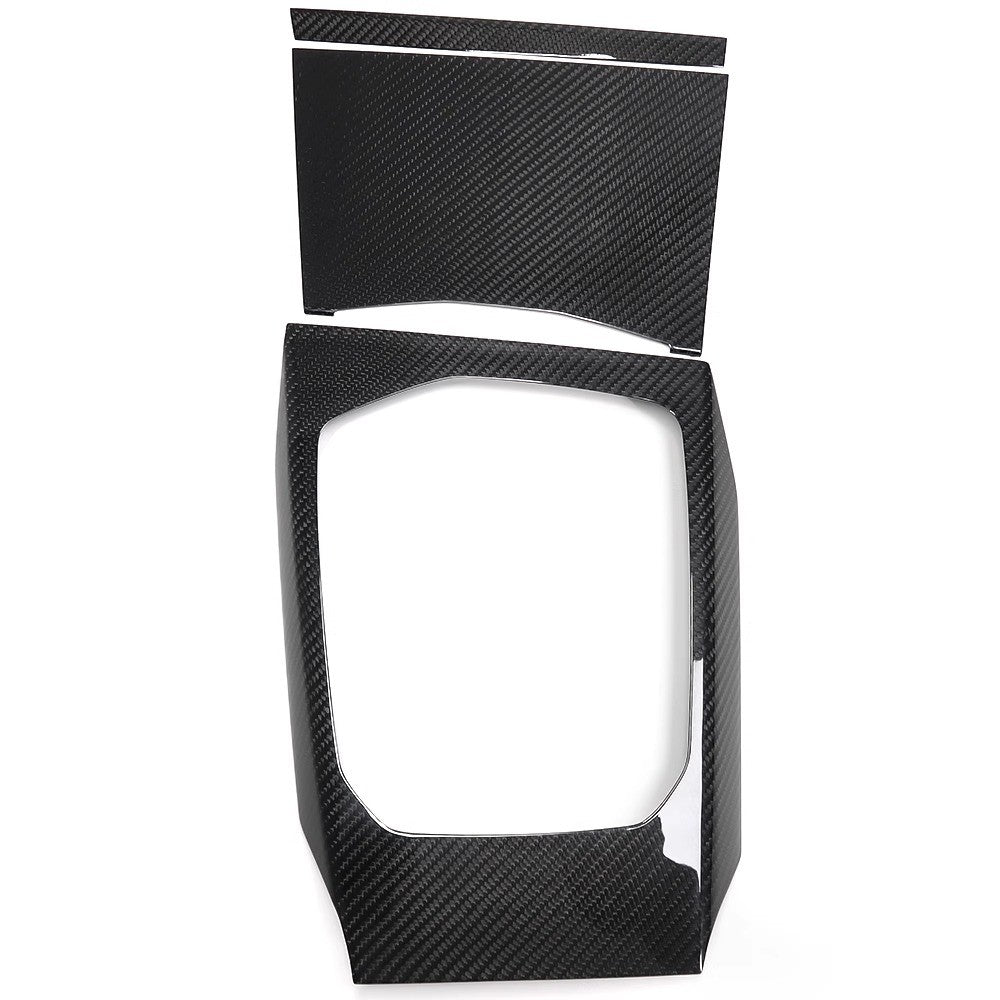 BMW M3 G80/G81 DRY CARBON FIBER CENTER CONSOLE COVER SET-DARKTRACE DESIGN-DARKTRACE DESIGN