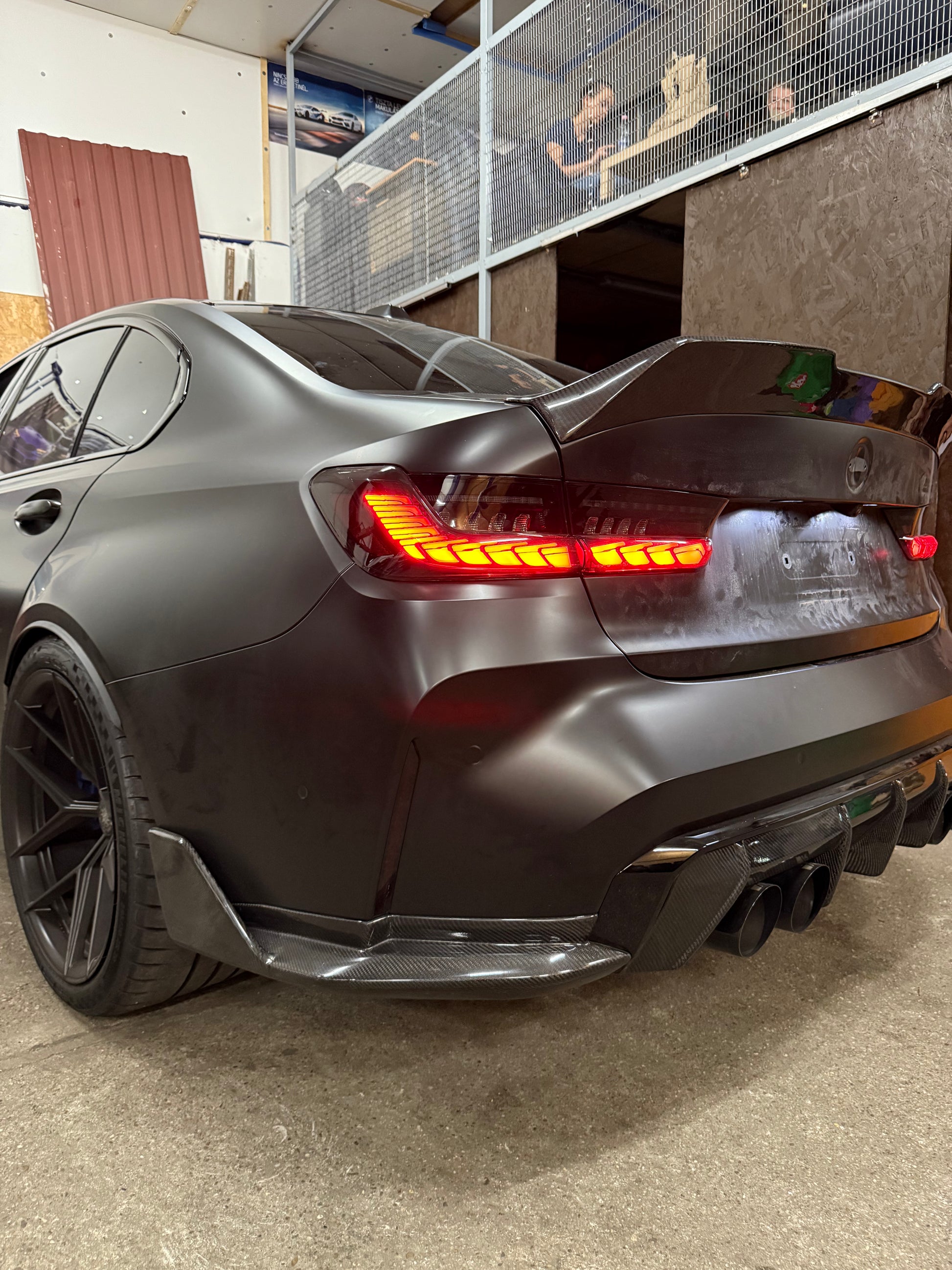 BMW M3/3 Series G80/G20 DTD STYLE DRY CARBON FIBER REAR SPOILER-DARKTRACE DESIGN-DARKTRACE DESIGN