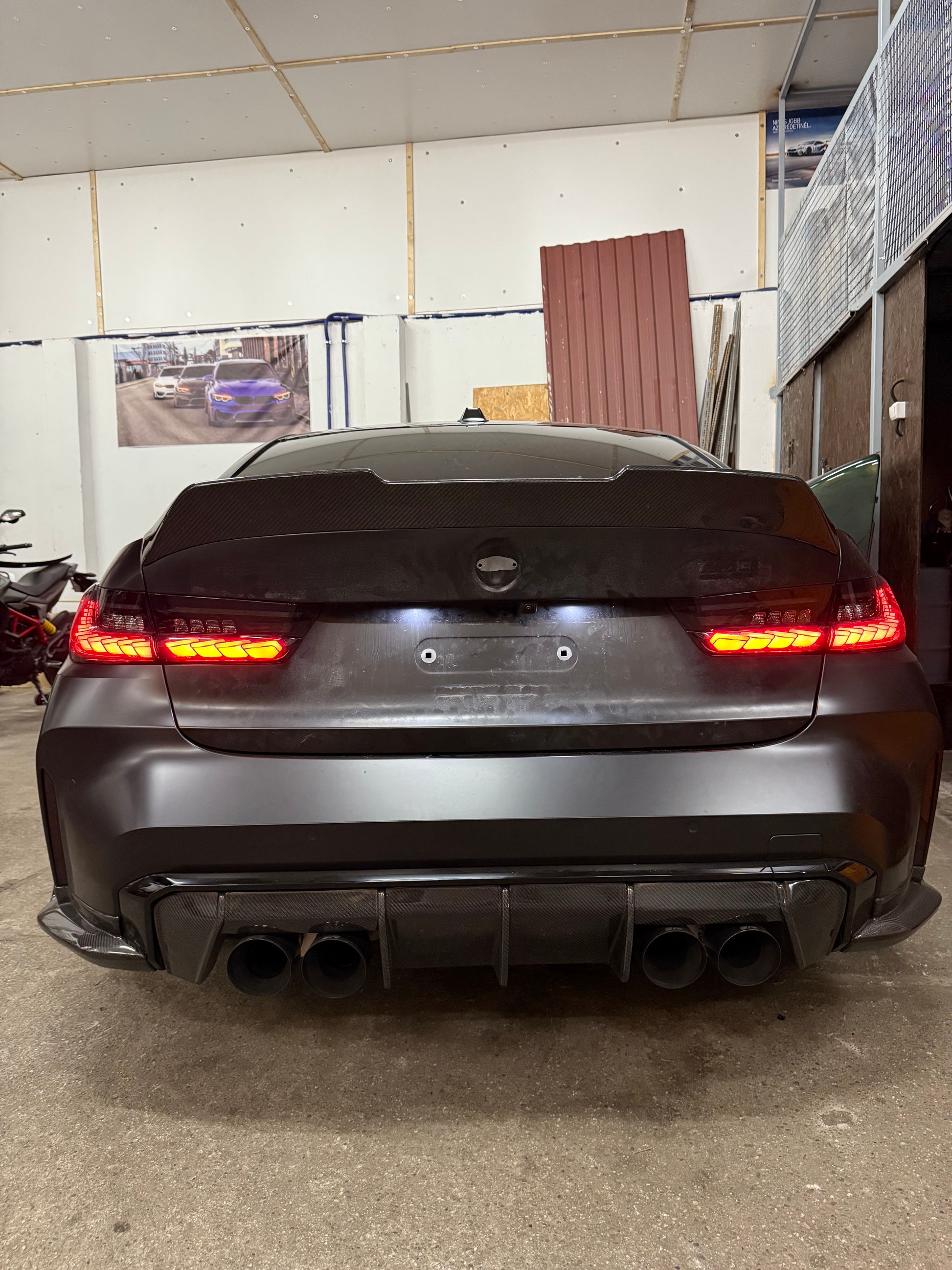 BMW M3/3 Series G80/G20 DTD STYLE DRY CARBON FIBER REAR SPOILER-DARKTRACE DESIGN-DARKTRACE DESIGN