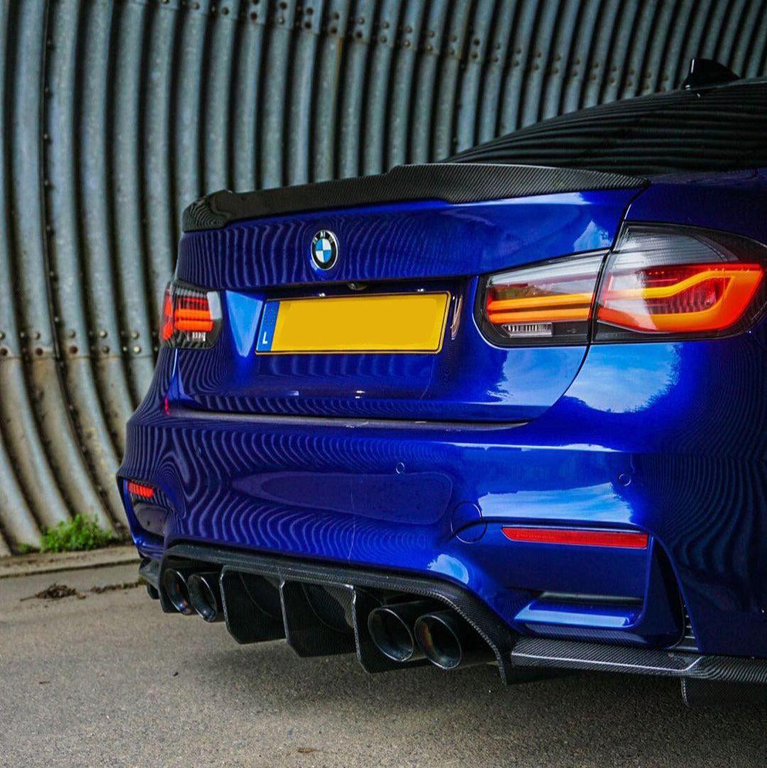 BMW M3/M4 F80/F82 DTD V1 STYLE DRY CARBON FIBER REAR SPOILER-DARKTRACE DESIGN-DARKTRACE DESIGN