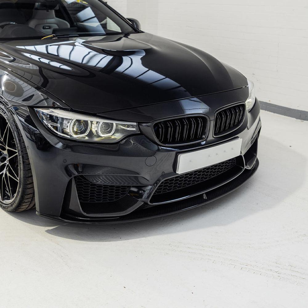 BMW M3/M4 F80/F82/F83 MP STYLE DRY CARBON FIBER FRONT LIP ANGLES-DARKTRACE DESIGN-DARKTRACE DESIGN