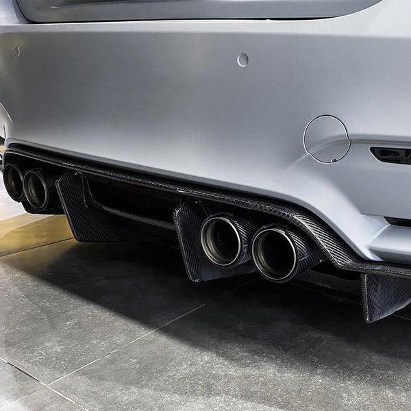 BMW M3/M4 F80/F82/F83 PSM STYLE DRY CARBON FIBER REAR DIFFUSER-DARKTRACE DESIGN-DARKTRACE DESIGN