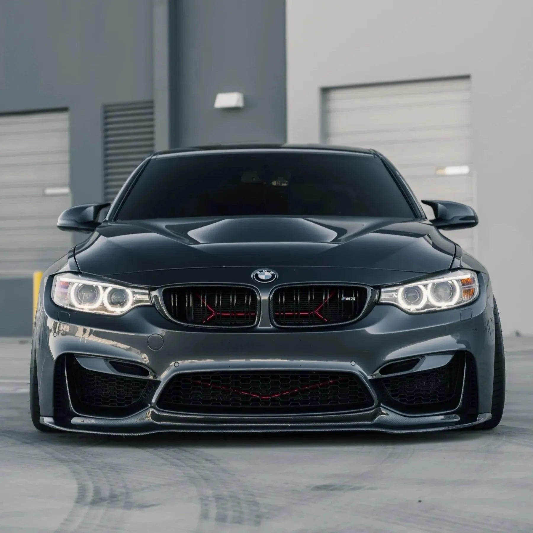 BMW M3/M4 F80/F82/F83 V STYLE DRY CARBON FIBER FRONT LIP-DARKTRACE DESIGN-DARKTRACE DESIGN