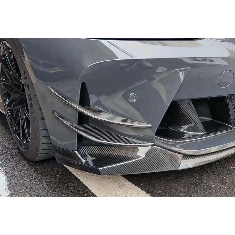 BMW M3/M4 G80/G81/G82/G83 AC STYLE DRY CARBON FIBER FRONT WIND KNIVES-DARKTRACE DESIGN-DARKTRACE DESIGN