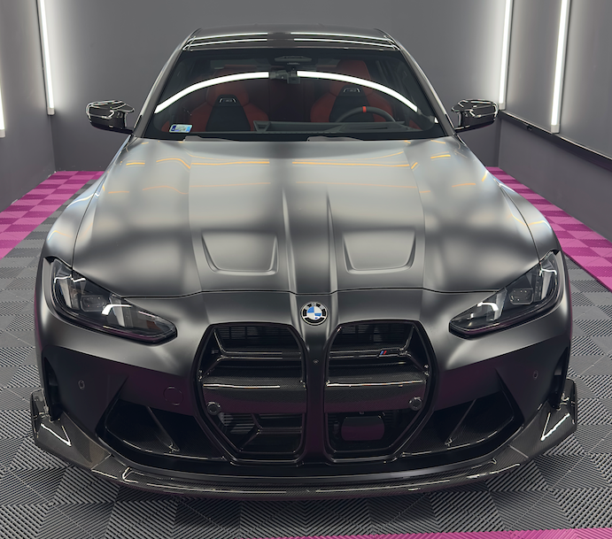 BMW M3/M4 G80/G81/G82/G83 CSL V2 STYLE DRY CARBON FIBER FRONT GRILL (ACC)