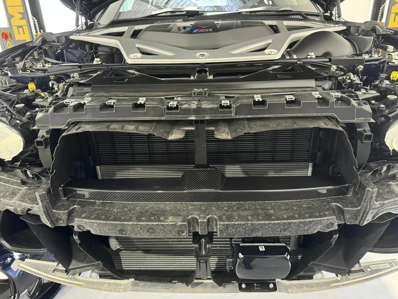 BMW M3/M4 G80/G81/G82/G83 DRY CARBON FIBER COLLISION FOAM COVER-DARKTRACE DESIGN-DARKTRACE DESIGN