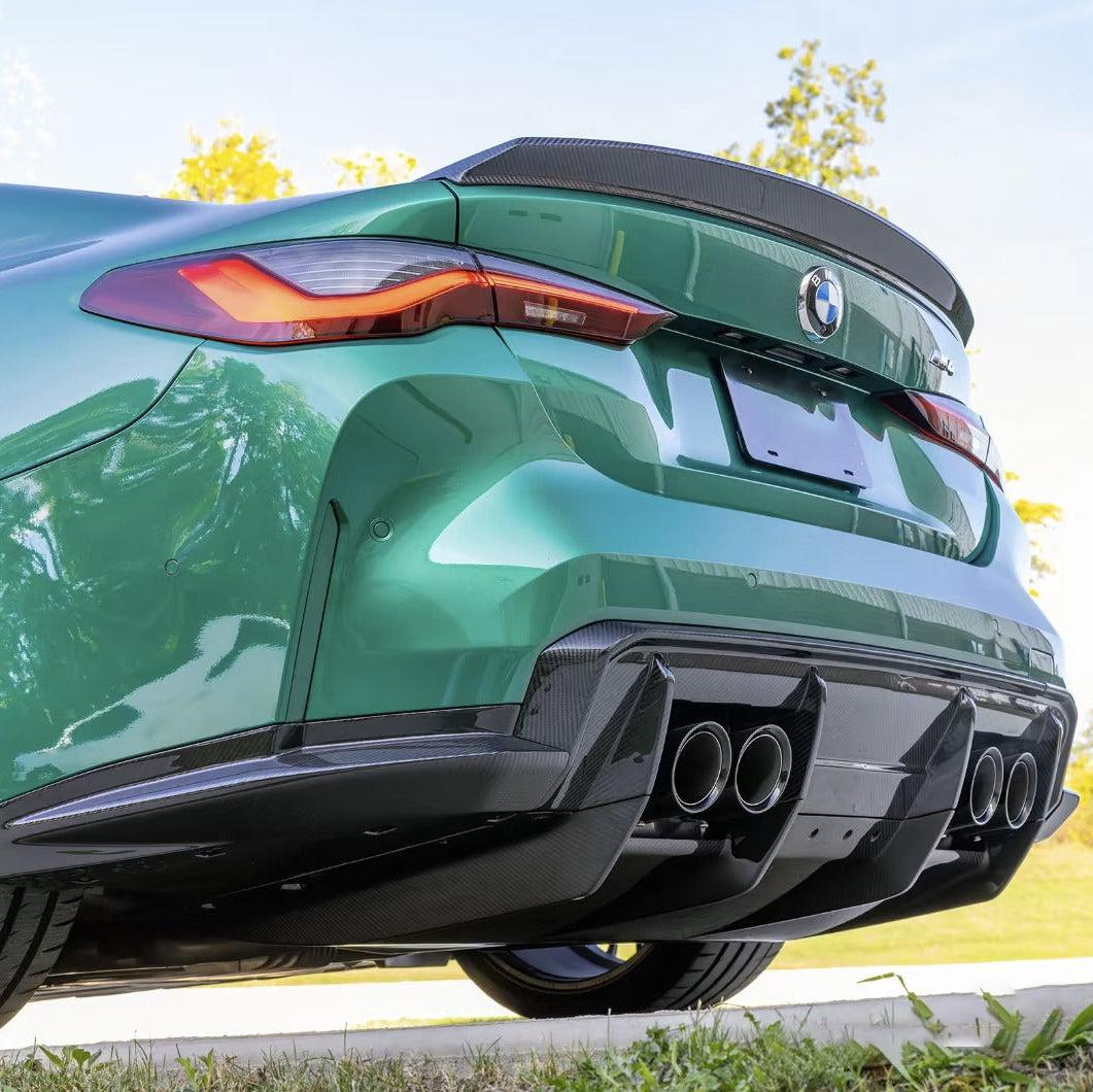 BMW M3/M4 G80/G81/G82/G83 DTD V2 STYLE DRY CARBON FIBER REAR DIFFUSER-DARKTRACE DESIGN-DARKTRACE DESIGN