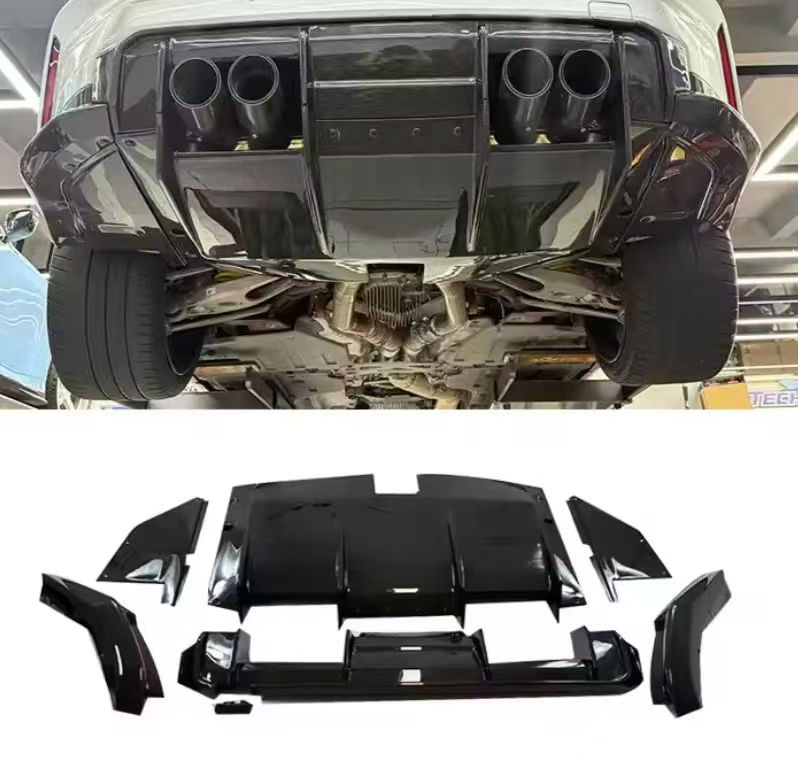 BMW M3/M4 G80/G81/G82/G83 DTD V2 STYLE DRY CARBON FIBER REAR DIFFUSER-DARKTRACE DESIGN-DARKTRACE DESIGN