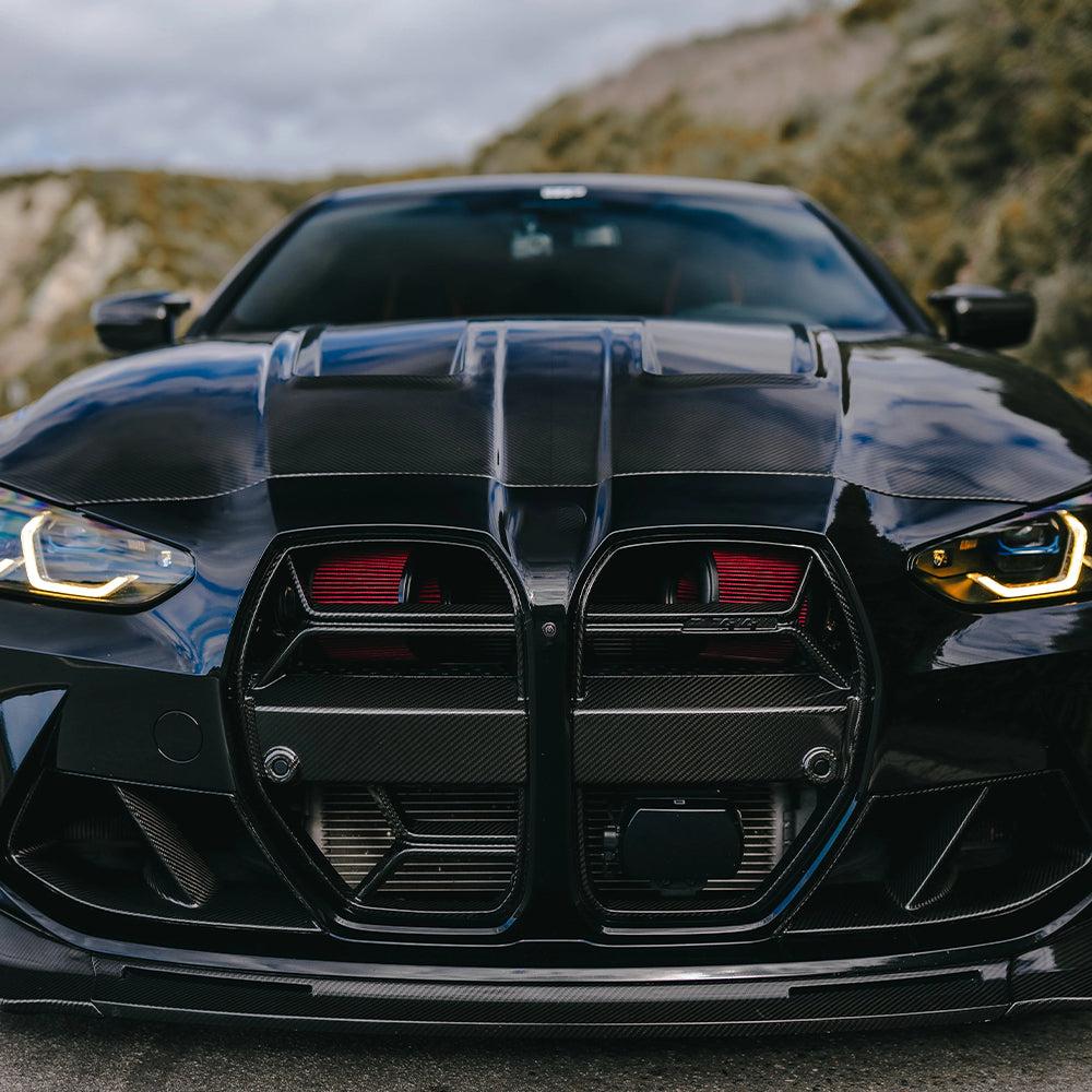 BMW M3/M4 G80/G81/G82/G83 OEM STYLE DRY CARBON FIBER FRONT BUMPER VENTS-DARKTRACE DESIGN-DARKTRACE DESIGN