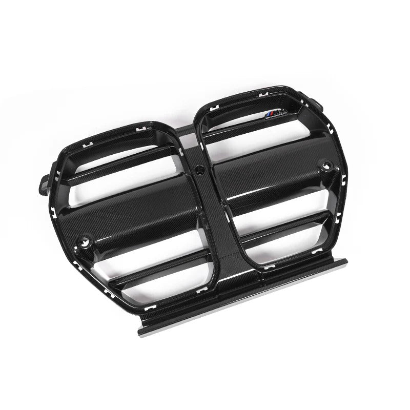 BMW M3/M4 G80/G81/G82/G83 ONE-PIECE ST STYLE DRY CARBON FIBER FRONT GRILL-DARKTRACE DESIGN-DARKTRACE DESIGN