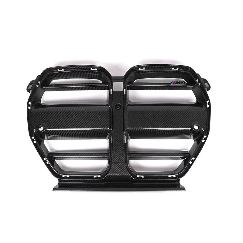 BMW M3/M4 G80/G81/G82/G83 ONE-PIECE ST STYLE DRY CARBON FIBER FRONT GRILL-DARKTRACE DESIGN-DARKTRACE DESIGN