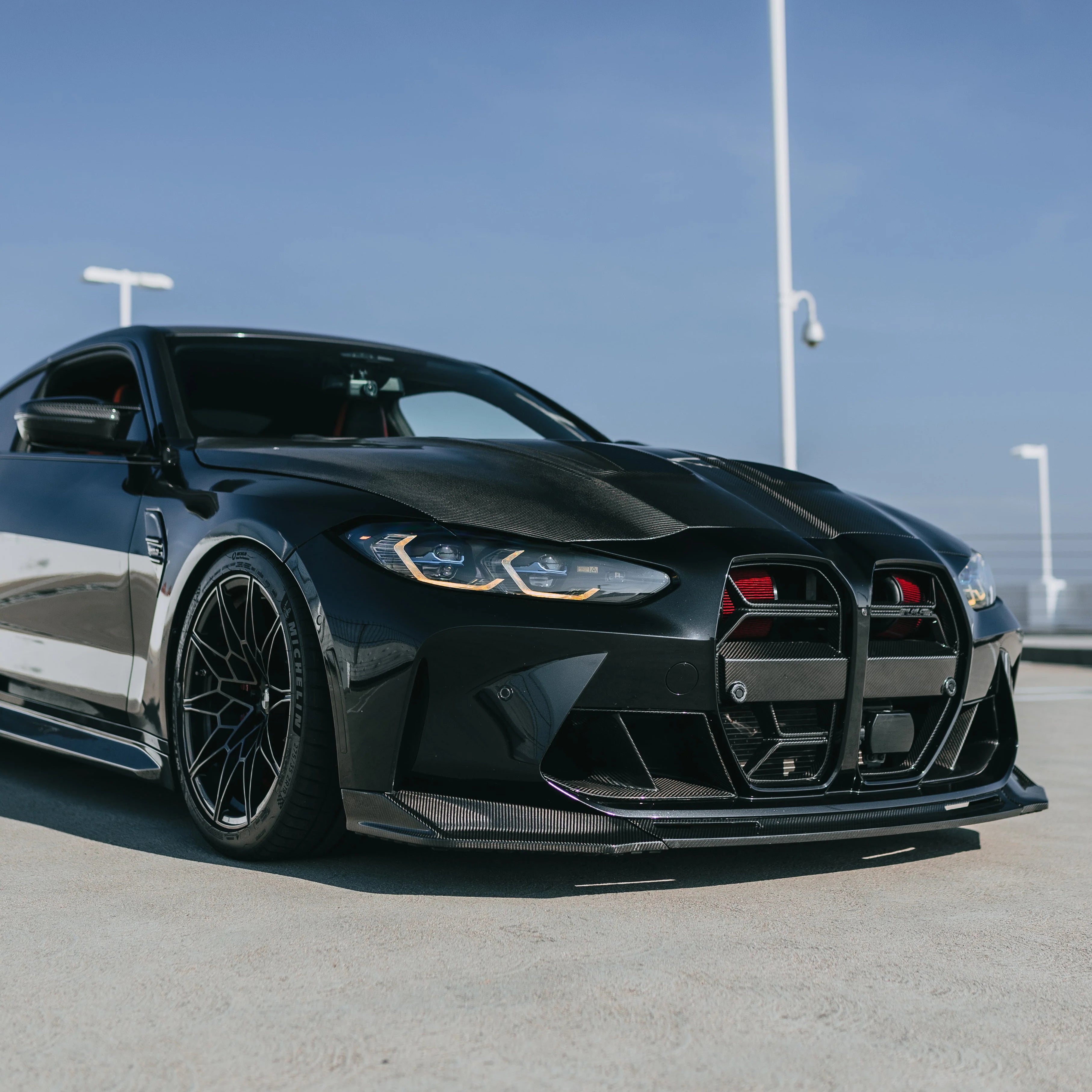 BMW M3/M4 G80/G81/G82/G83 SILICONE FRONT MOUNT INTAKES-DARKTRACE DESIGN-DARKTRACE DESIGN