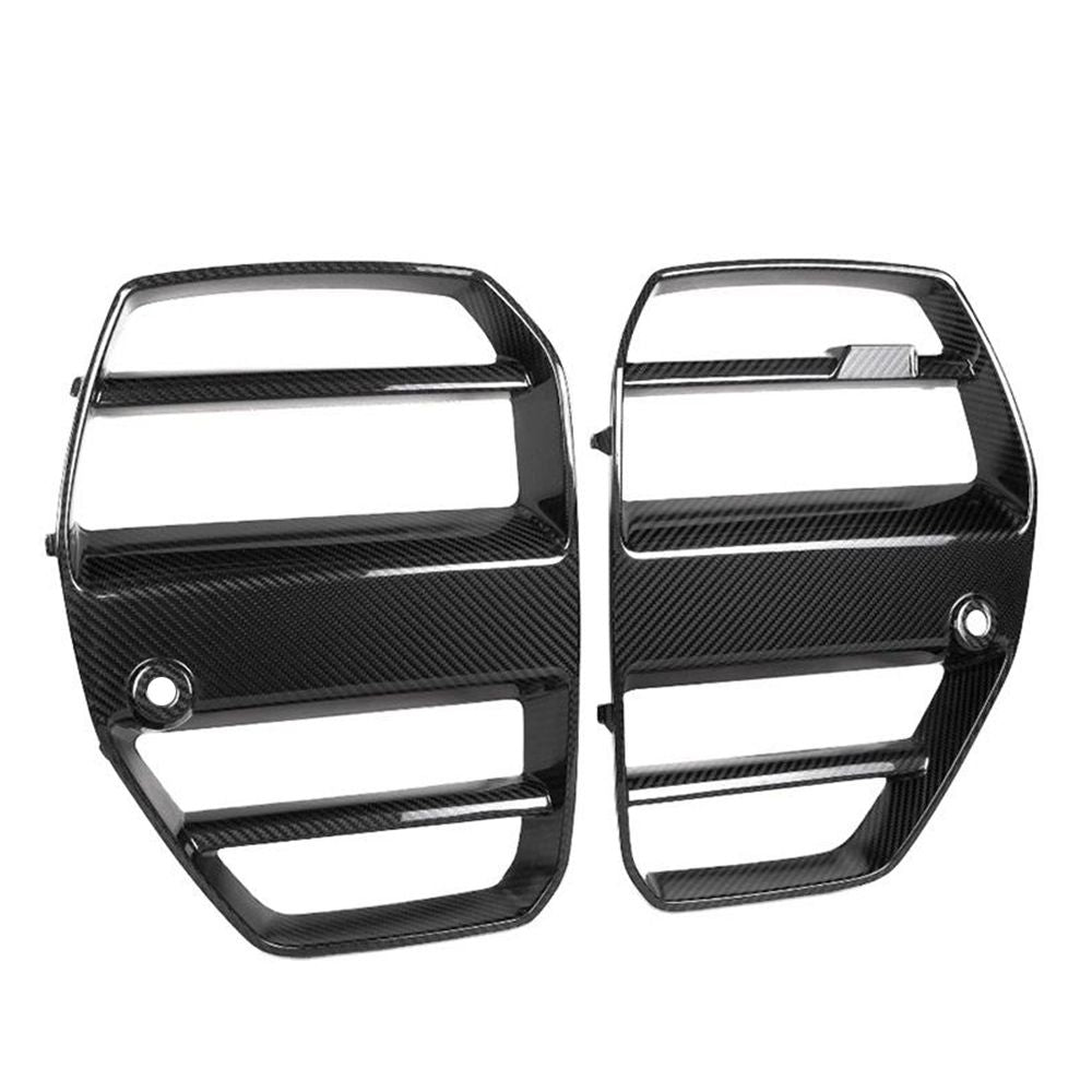 BMW M3/M4 G80/G81/G82/G83 ST STYLE DRY CARBON FIBER FRONT GRILL-DARKTRACE DESIGN-DARKTRACE DESIGN