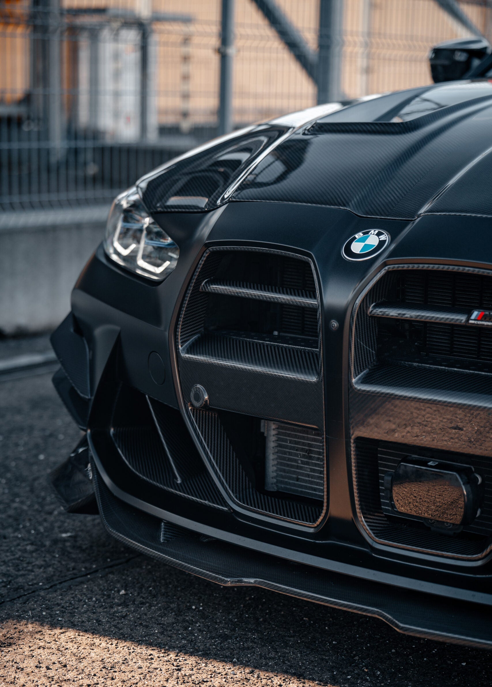 BMW M3/M4 G80/G81/G82/G83 V STYLE DRY CARBON FIBER FRONT GRILL-DARKTRACE DESIGN-DARKTRACE DESIGN
