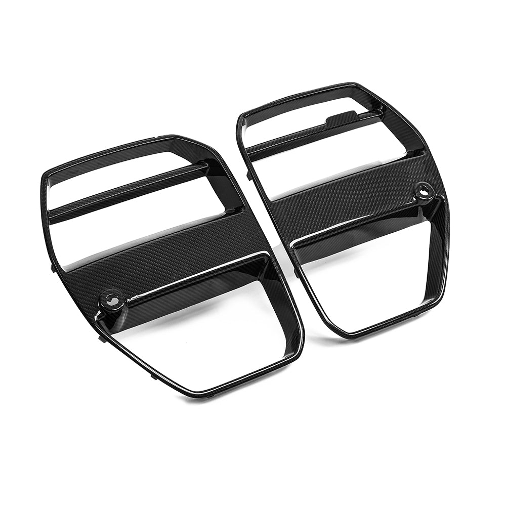 BMW M3/M4 G80/G81/G82/G83 V STYLE DRY CARBON FIBER FRONT GRILL-DARKTRACE DESIGN-DARKTRACE DESIGN