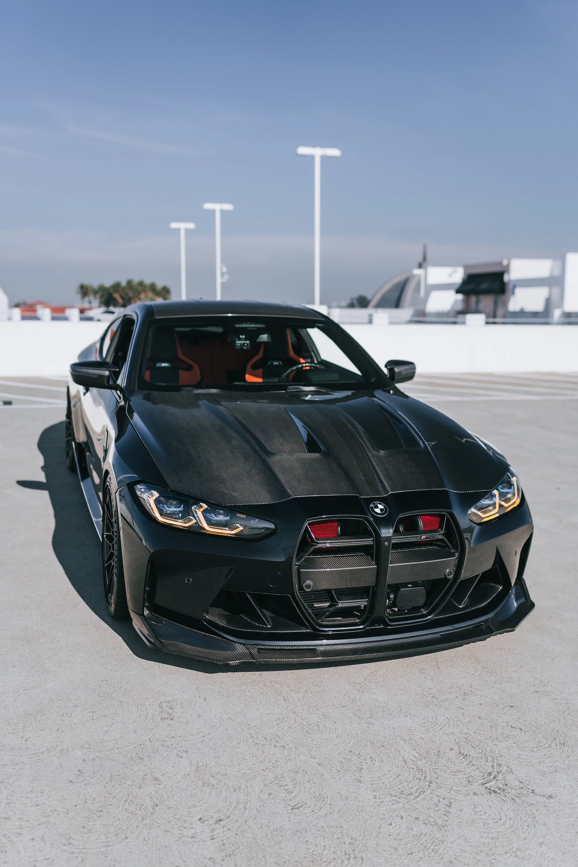 BMW M3/M4 G80/G81/G82/G83 V STYLE DRY CARBON FIBER FRONT LIP-DARKTRACE DESIGN-DARKTRACE DESIGN