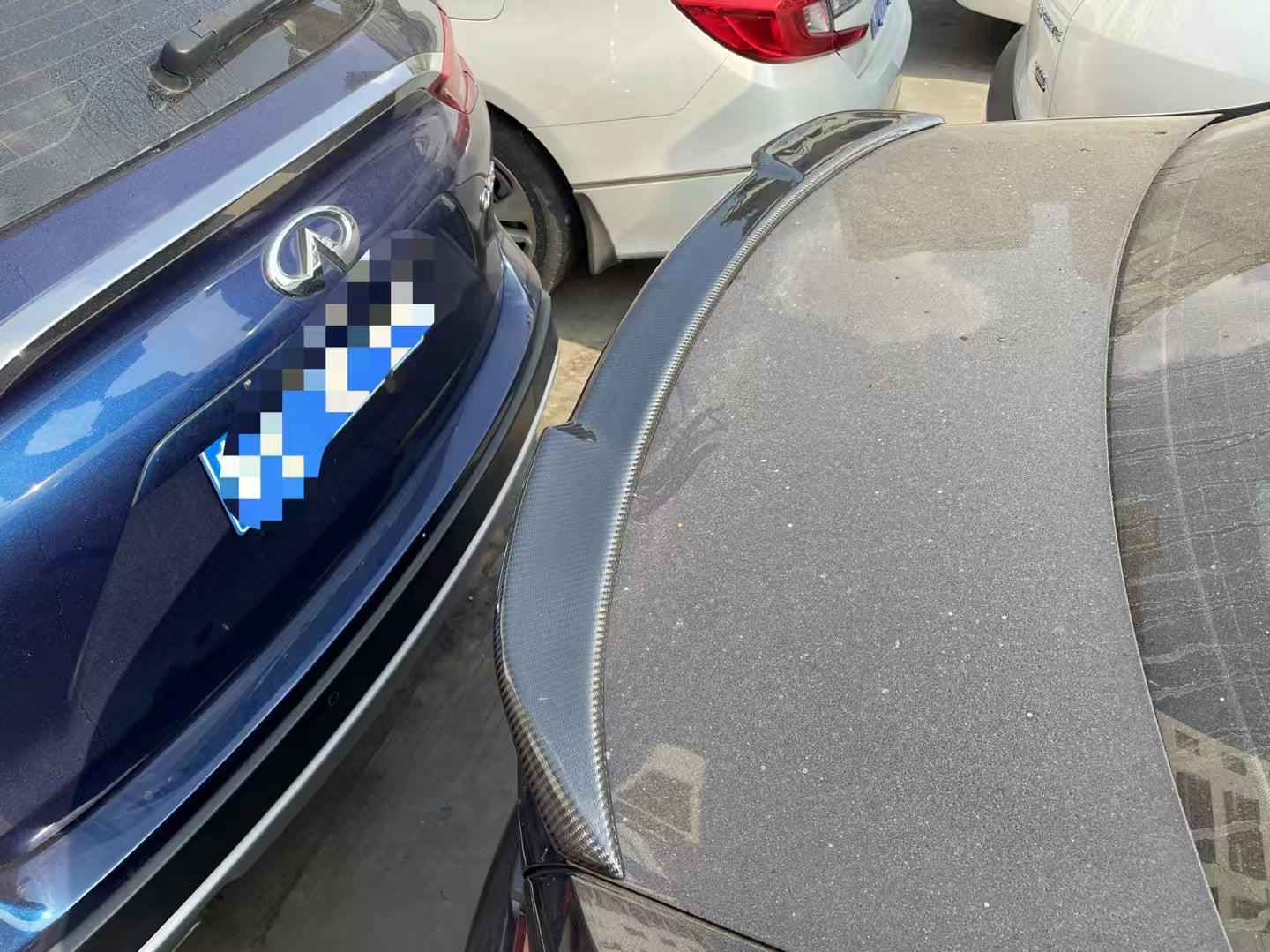 BMW M3/M4 G80/G82 CS STYLE DRY CARBON FIBER REAR SPOILER-DARKTRACE DESIGN-DARKTRACE DESIGN