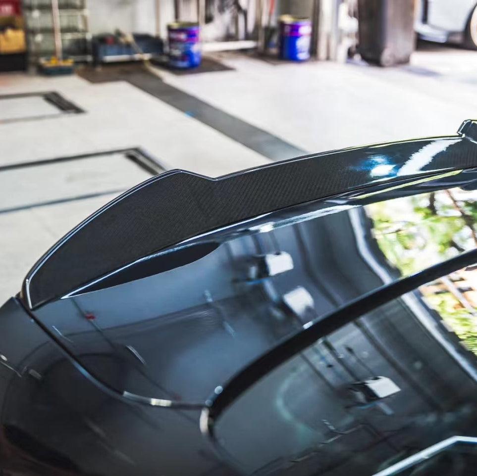 BMW M3/M4 G80/G82 M4 STYLE DRY CARBON FIBER REAR SPOILER-DARKTRACE DESIGN-DARKTRACE DESIGN