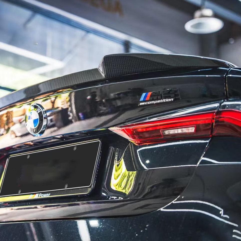 BMW M3/M4 G80/G82 M4 STYLE DRY CARBON FIBER REAR SPOILER-DARKTRACE DESIGN-DARKTRACE DESIGN