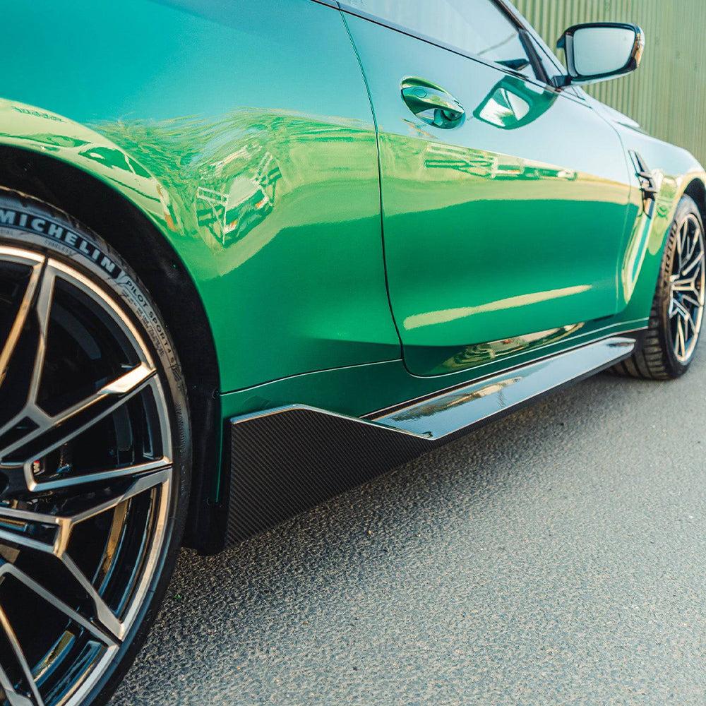 BMW M4 G82/G83 MP STYLE DRY CARBON FIBER SIDE SKIRTS-DARKTRACE DESIGN-DARKTRACE DESIGN
