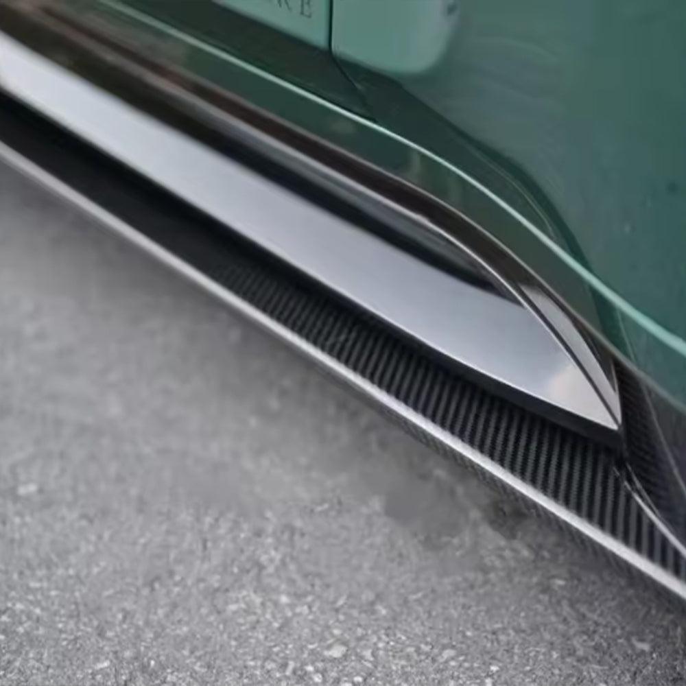 BMW M4 G82/G83 SINGLE SIDED DRY CARBON FIBER SIDE SKIRTS-DARKTRACE DESIGN-DARKTRACE DESIGN