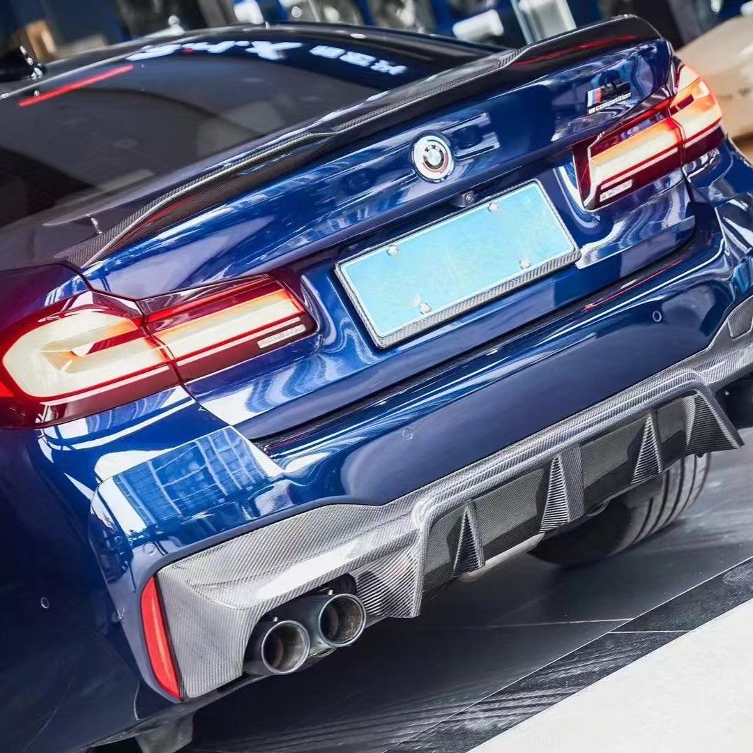 BMW M5 F90 DRY CARBON FIBER REAR SPOILER-DARKTRACE DESIGN-DARKTRACE DESIGN