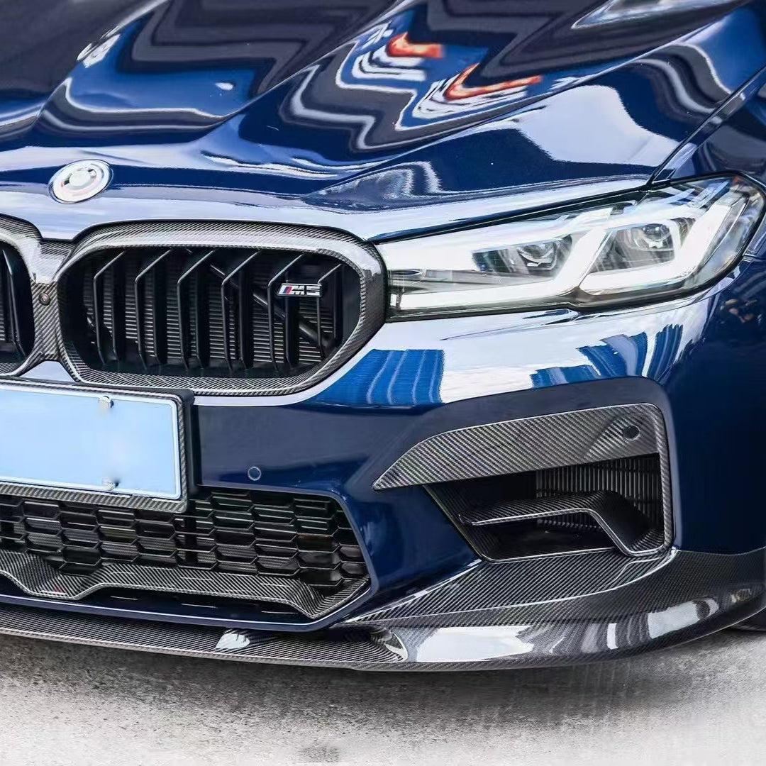 BMW M5 F90 LCI DRY CARBON FIBER FOG LAMP FRAMES-DARKTRACE DESIGN-DARKTRACE DESIGN