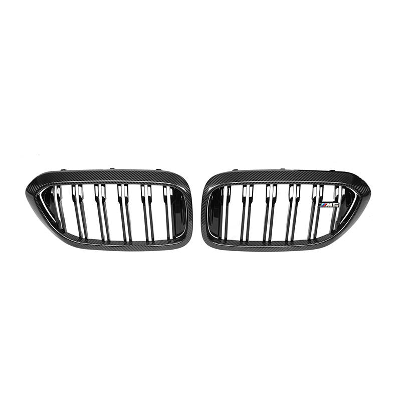 BMW M5 F90 PRE-LCI DRY CARBON FIBER FRONT GRILL-DARKTRACE DESIGN-DARKTRACE DESIGN