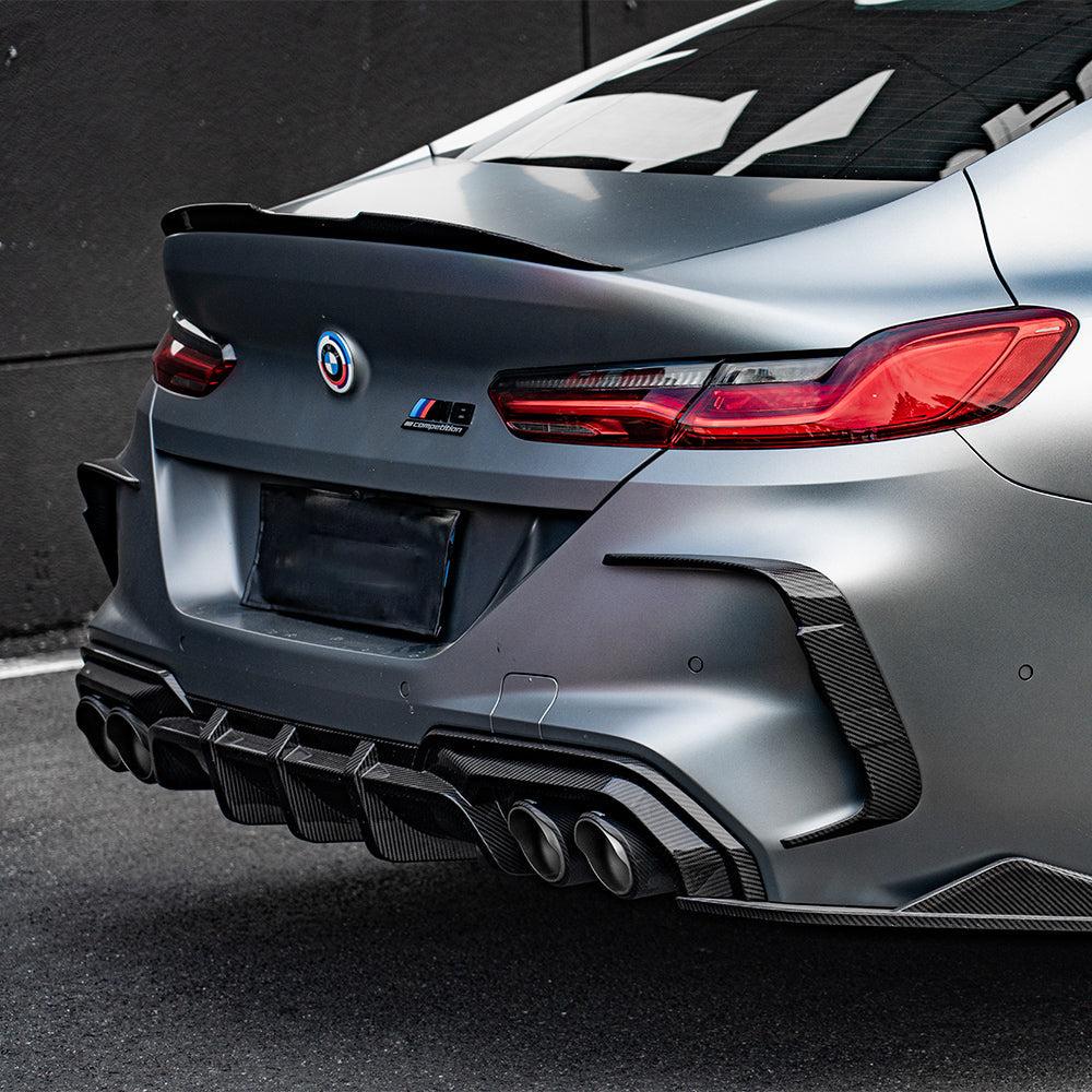 BMW M8 F91/F92 DRY CARBON FIBER REAR FOGLIGHT TRIMS-DARKTRACE DESIGN-DARKTRACE DESIGN