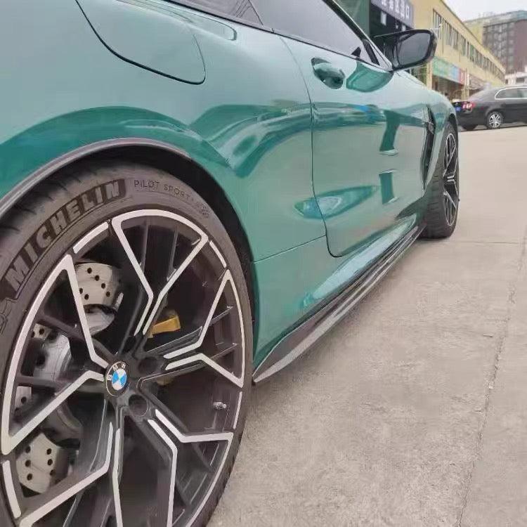 BMW M8 F91/F92 DRY CARBON FIBER SIDE SKIRTS-DARKTRACE DESIGN-DARKTRACE DESIGN