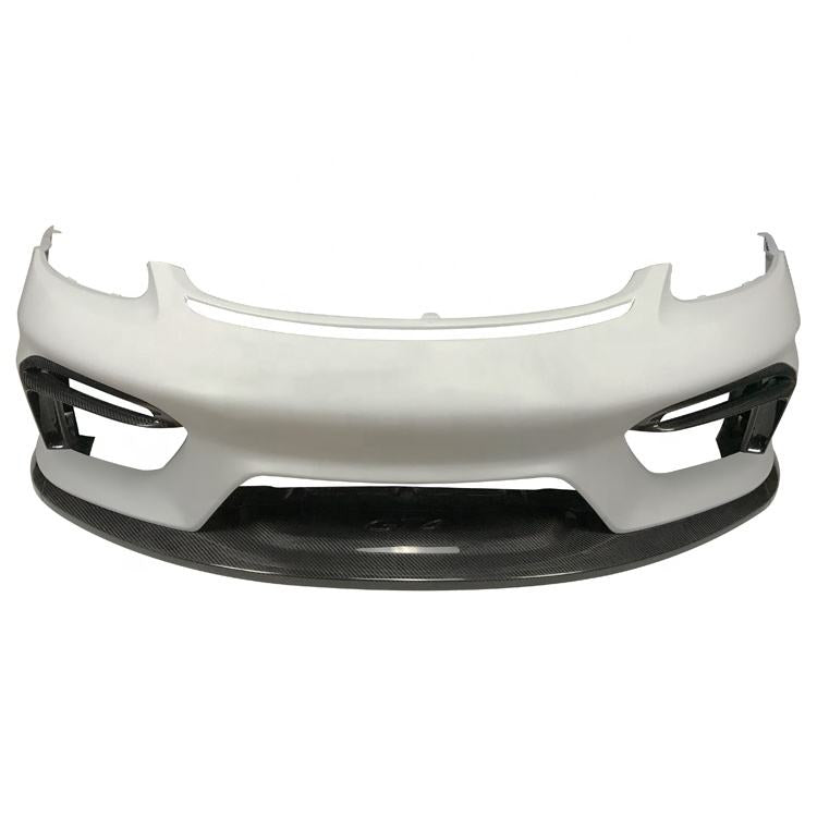 PORSCHE 718 DRY CARBON FIBER GT4 MODIFIED FRONT BUMPER-DARKTRACE DESIGN-DARKTRACE DESIGN