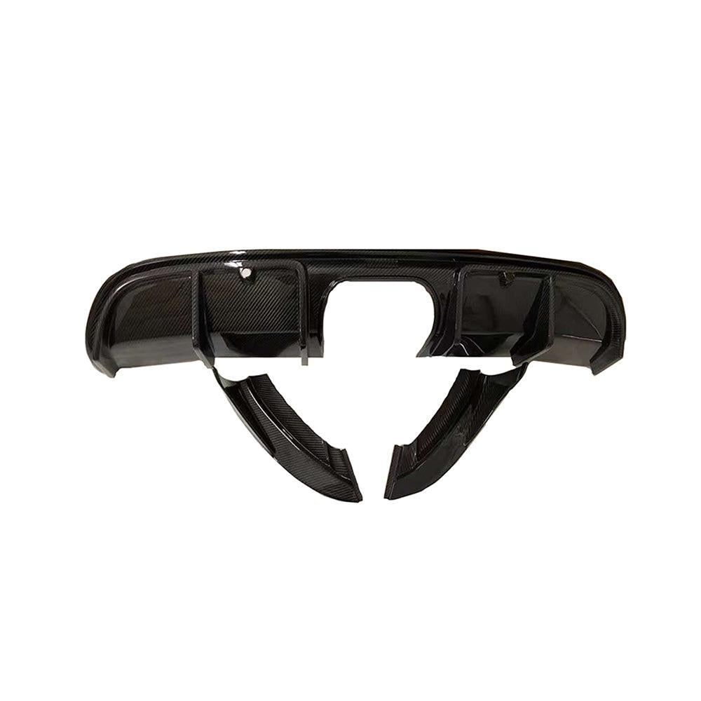 PORSCHE 718 DTD V1 STYLE DRY CARBON FIBER REAR DIFFUSER-DARKTRACE DESIGN-DARKTRACE DESIGN