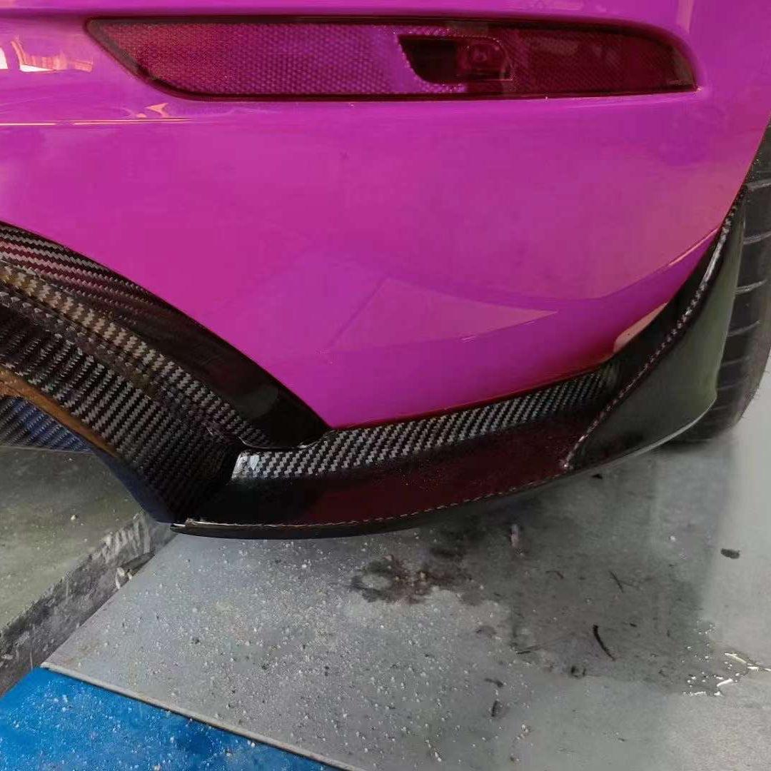 PORSCHE 718 DTD V1 STYLE DRY CARBON FIBER REAR DIFFUSER-DARKTRACE DESIGN-DARKTRACE DESIGN
