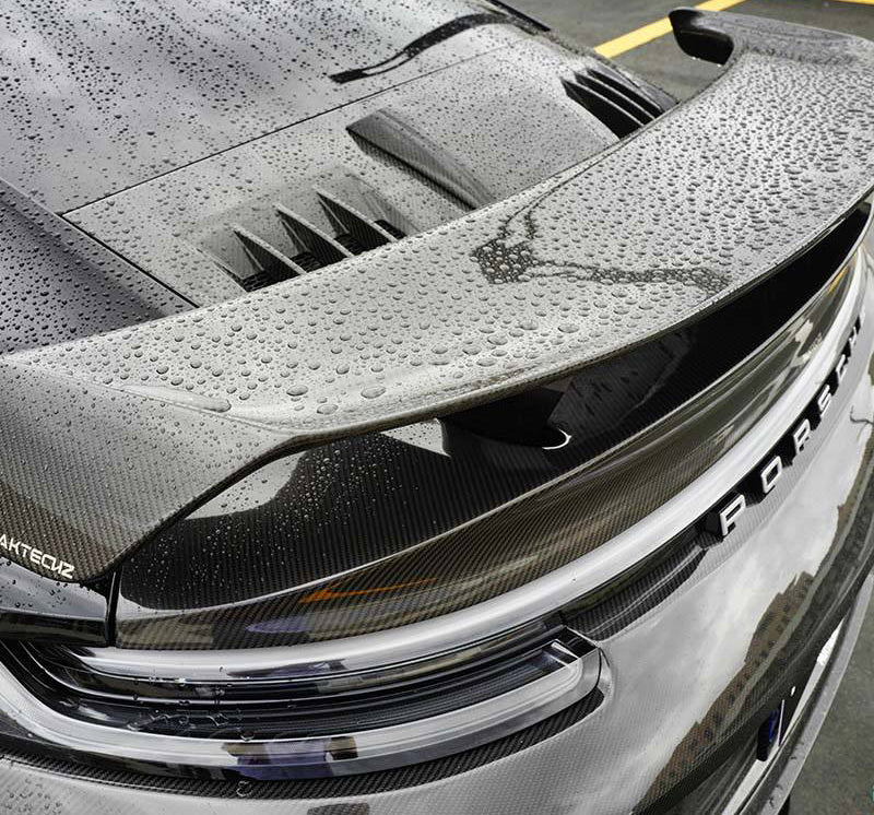 PORSCHE 911 992.1 TURBO S DRY CARBON FIBER DUCKTAIL-DARKTRACE DESIGN-DARKTRACE DESIGN