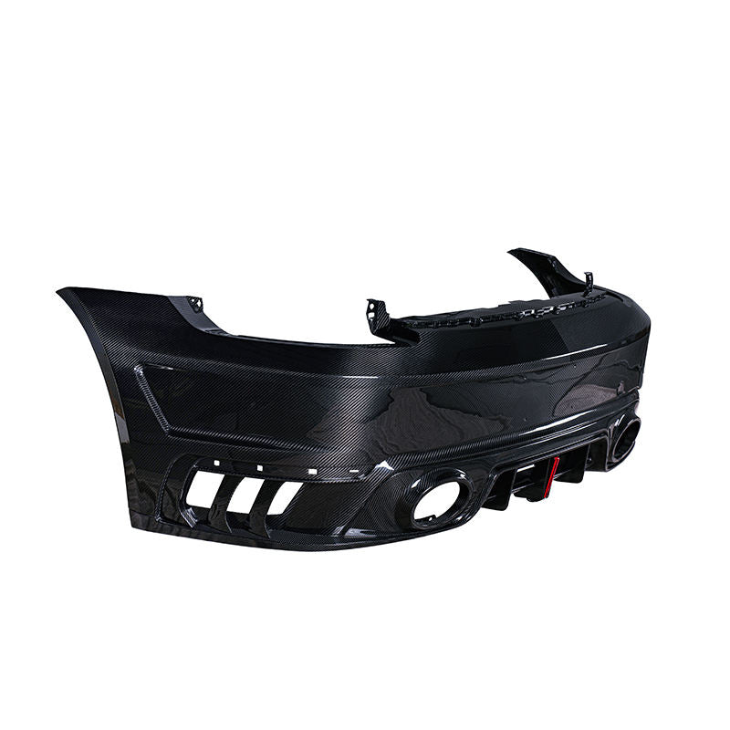 PORSCHE 911 992.1 TURBO S DRY CARBON FIBER REAR BUMPER-DARKTRACE DESIGN-DARKTRACE DESIGN