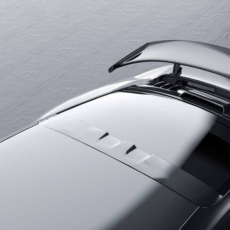 PORSCHE 911 992.1 TURBO S DRY CARBON FIBER ROOF SPOILER-DARKTRACE DESIGN-DARKTRACE DESIGN