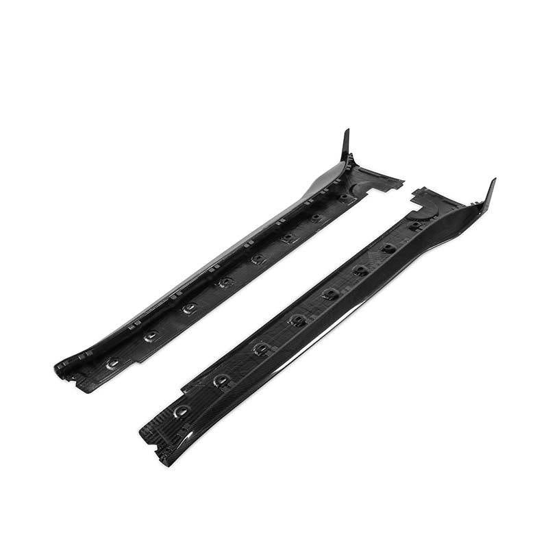 PORSCHE 911 992.1 TURBO S DRY CARBON FIBER SIDE SKIRTS-DARKTRACE DESIGN-DARKTRACE DESIGN
