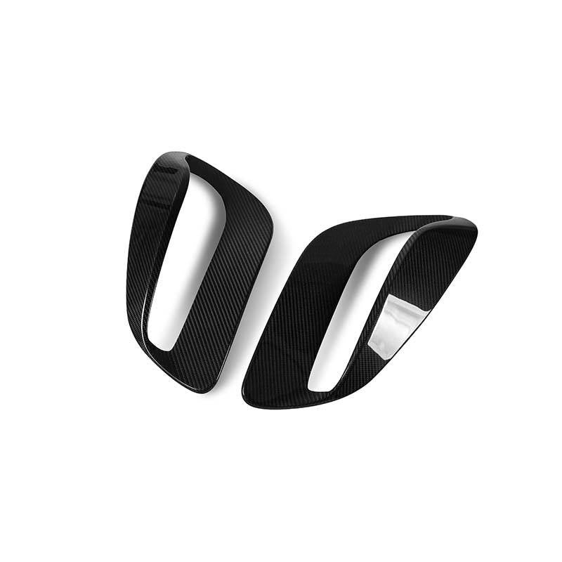 PORSCHE 911 992.1 TURBO S DRY CARBON FIBER SIDE VENT INSERTS-DARKTRACE DESIGN-DARKTRACE DESIGN